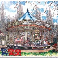 Le Manège / The children’s carousel / 公園のメリーゴーラウンド