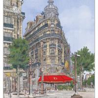 Le Dôme, un café de Montparnasse / Le Dôme, Boulevard du Montparnasse / モンパルナッスのカッフェ・ドーム