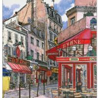 Café du Boulevard de Charonne / Café of the Boulevard de Charonne / シャロンヌ大通りのカッフェ